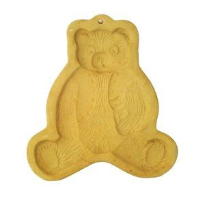 Cookie Mold Brown Bag Cookie Art Teddy Bear 1984